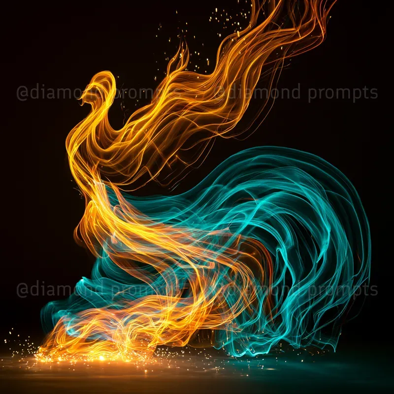 Neon Indoor Light Paintings