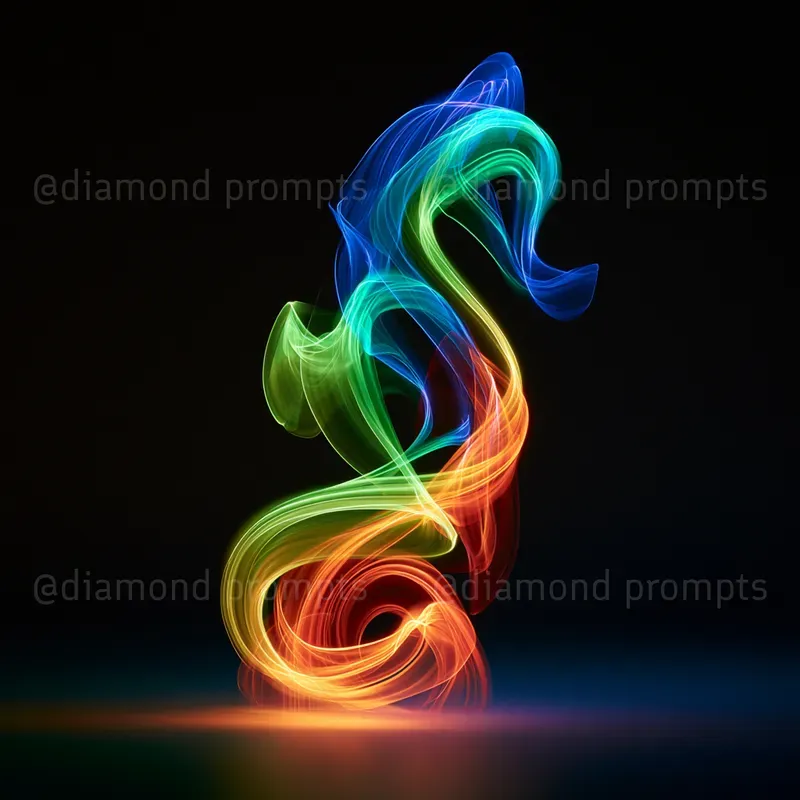 Neon Indoor Light Paintings