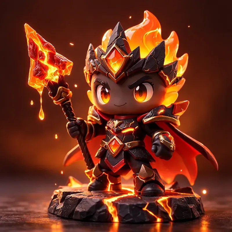 Mythic Plastic Figure Portrait Art