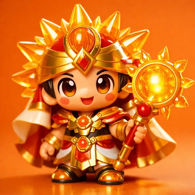 Mythic Plastic Figure Portrait Art