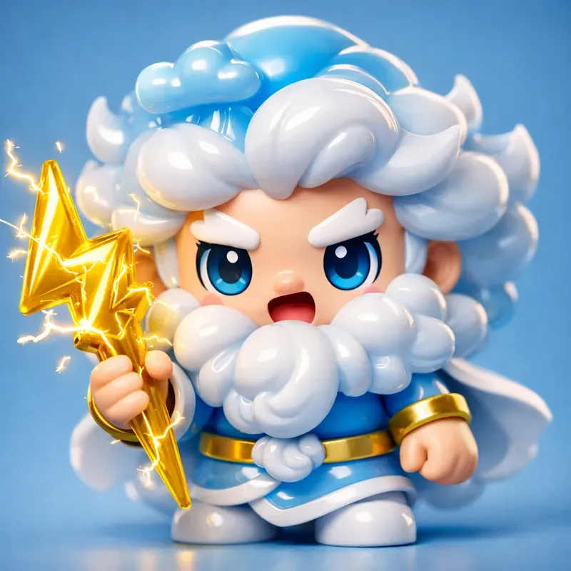 Mythic Plastic Figure Portrait Art