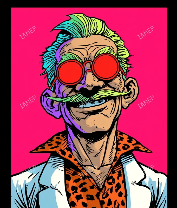 Neon Underground Comic Characters