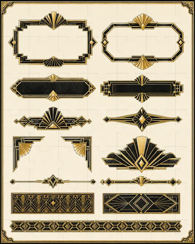 Vintage Decorative Frame Engines
