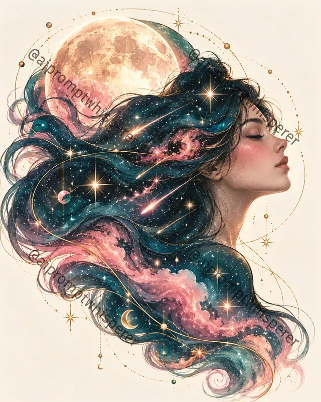 Elegant Cosmic Art Prints
