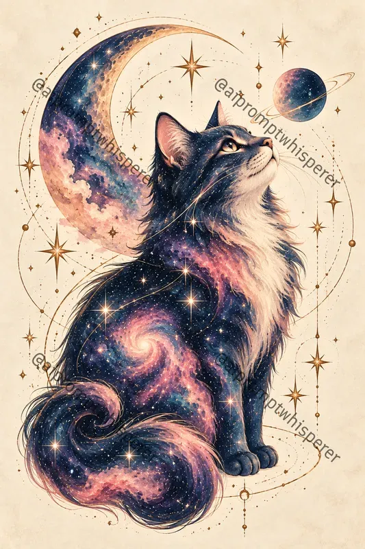 Elegant Cosmic Art Prints