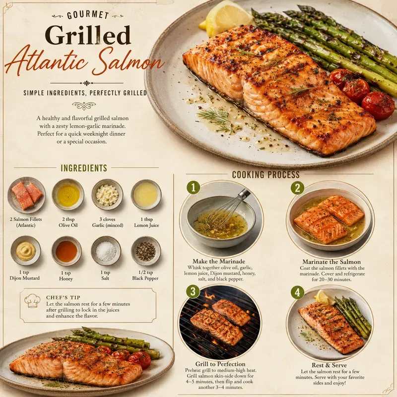 Gourmet Recipe Infographic Generator
