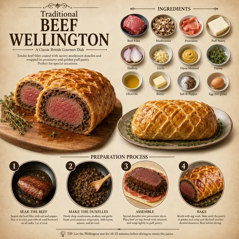 Gourmet Recipe Infographic Generator