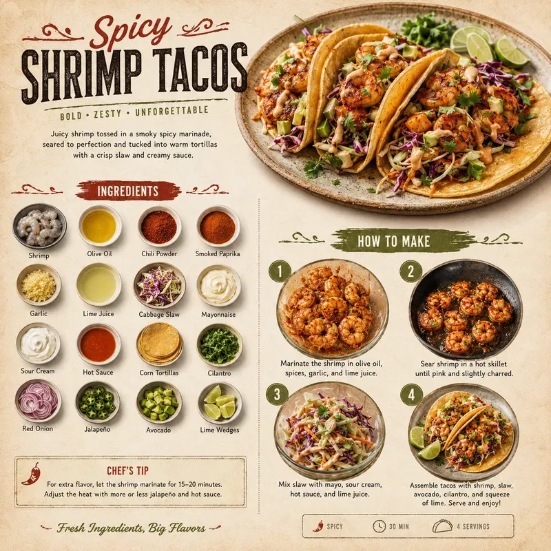 Gourmet Recipe Infographic Generator