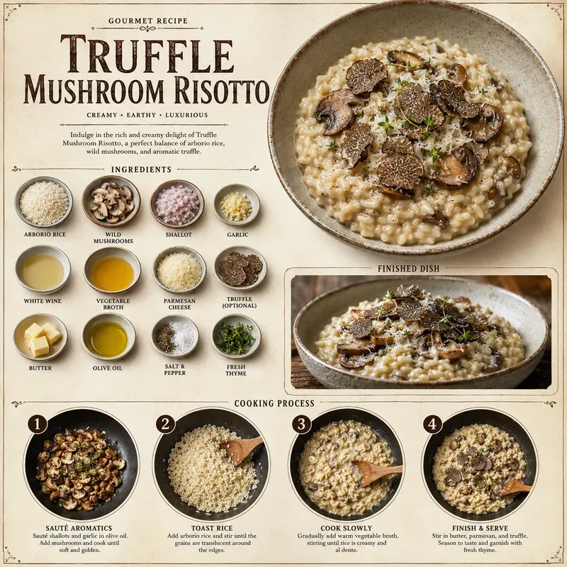 Gourmet Recipe Infographic Generator