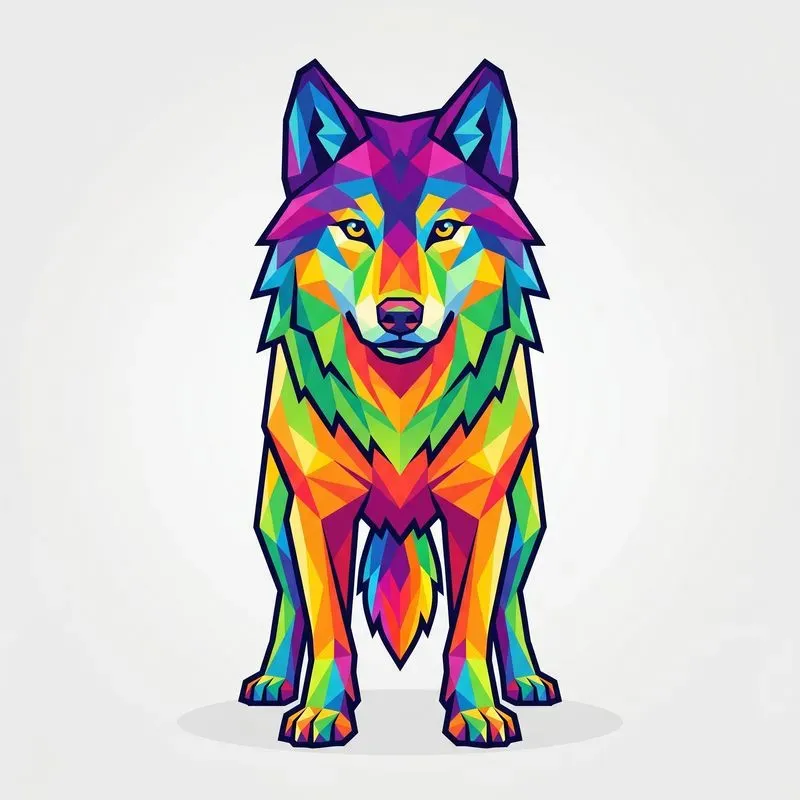 Poly Animal Icon Generator