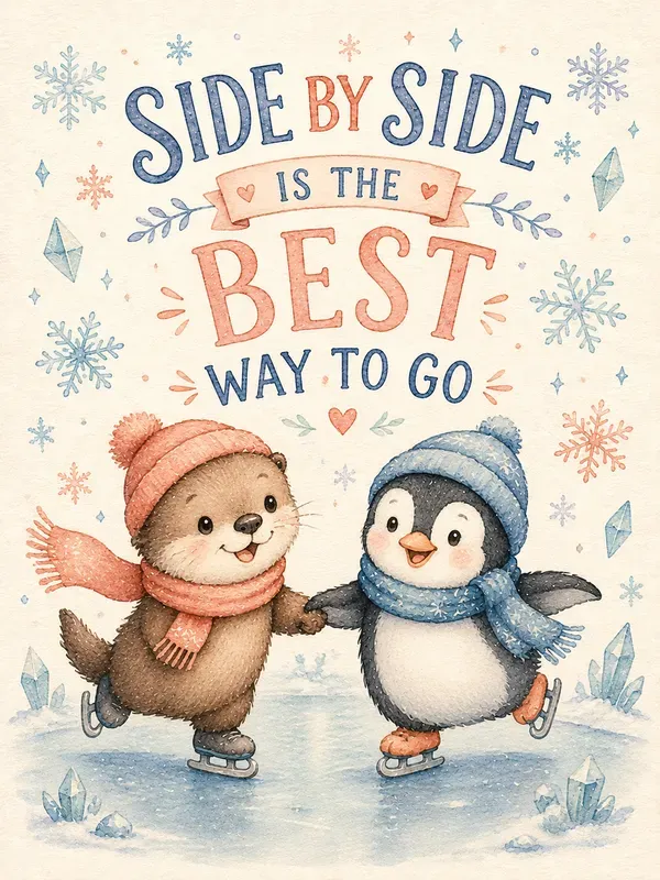 Whimsical Animal Friendship Posters