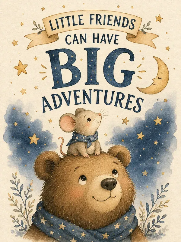 Whimsical Animal Friendship Posters