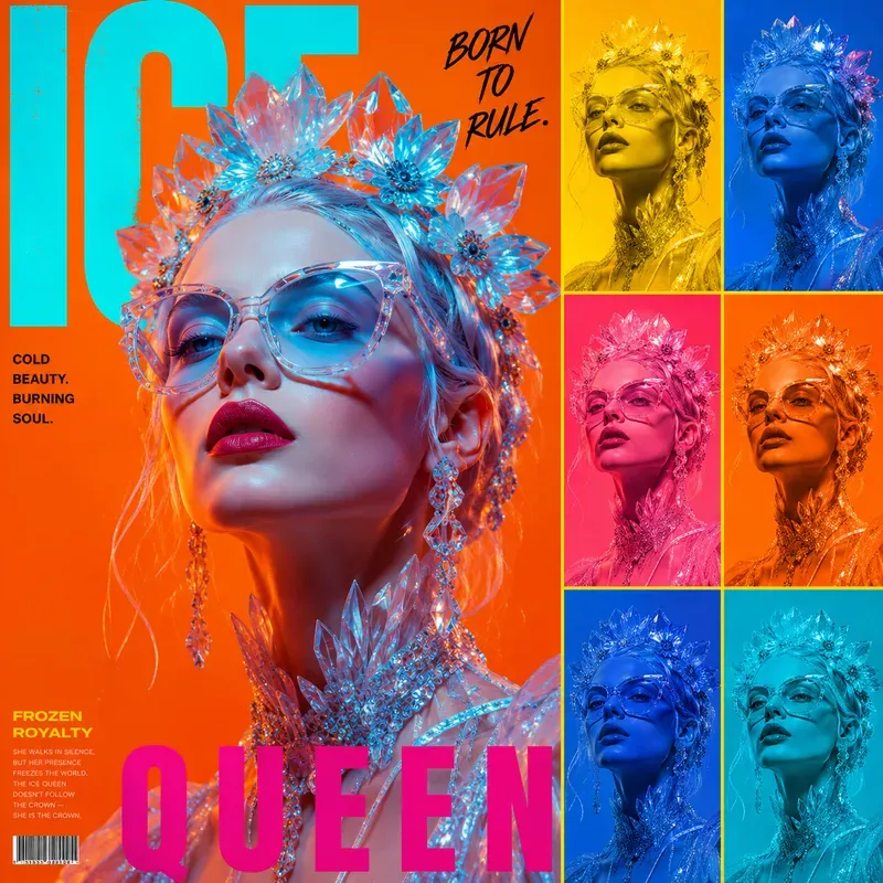 Neon Pop Visionaries Bold Editorials