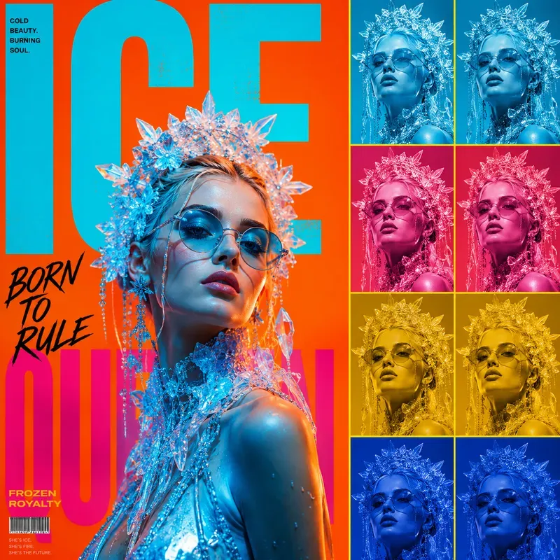 Neon Pop Visionaries Bold Editorials