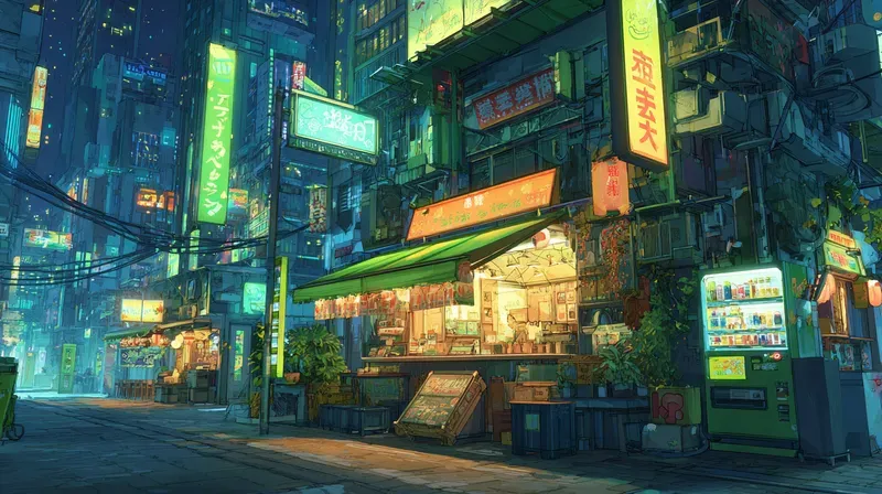 Anime Environment Art Generator
