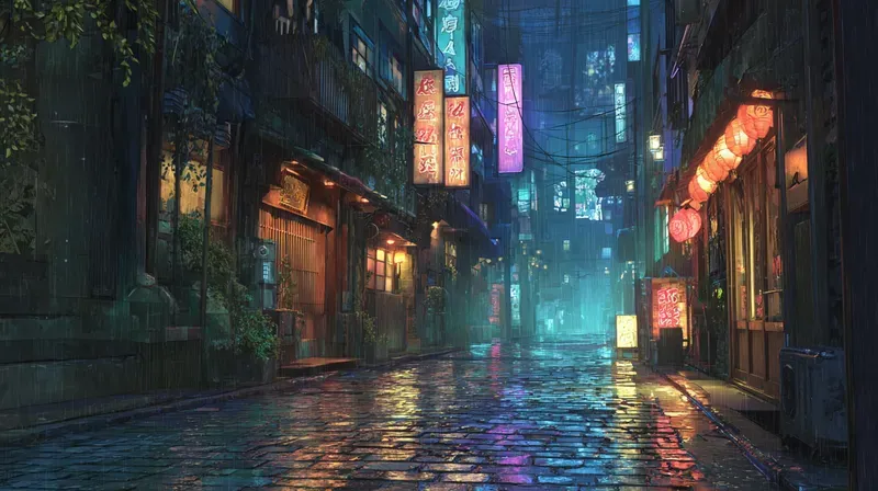 Anime Environment Art Generator