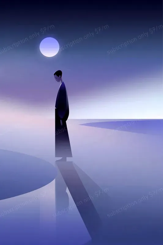 Calm Minimal Gradient Wall Art