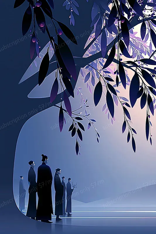 Calm Minimal Gradient Wall Art