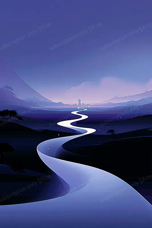 Calm Minimal Gradient Wall Art