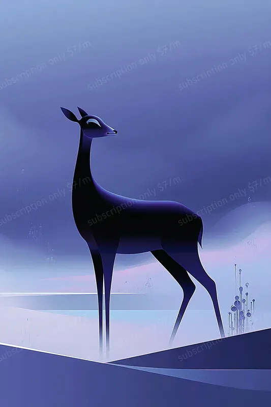 Calm Minimal Gradient Wall Art