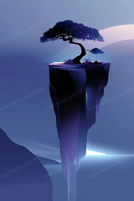 Calm Minimal Gradient Wall Art