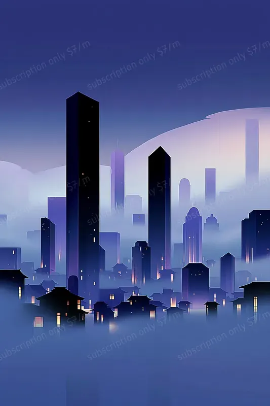 Calm Minimal Gradient Wall Art