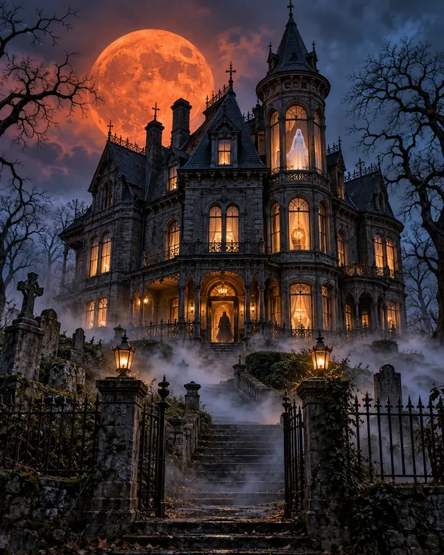 Halloween Haunted House Real Estates