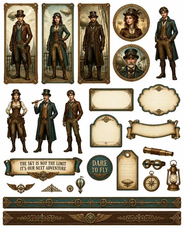 Vintage Junk Journal Ephemera