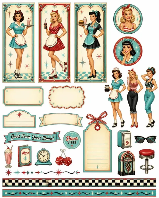 Vintage Junk Journal Ephemera