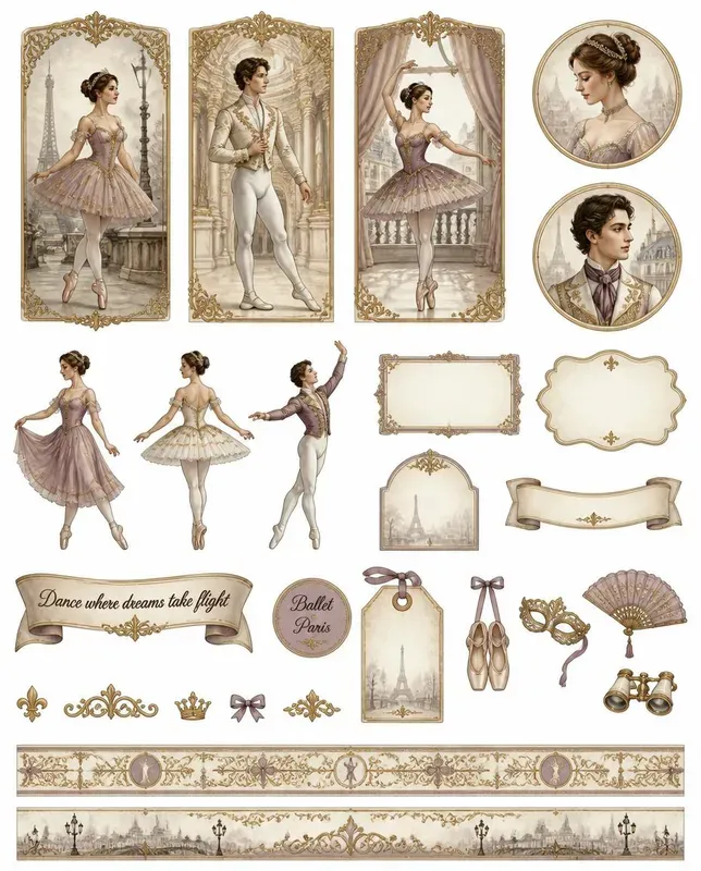 Vintage Junk Journal Ephemera