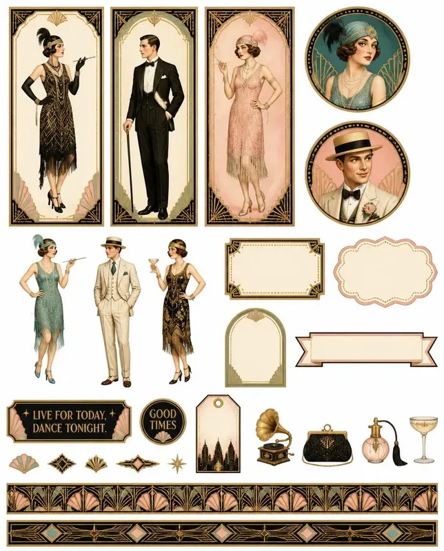 Vintage Junk Journal Ephemera
