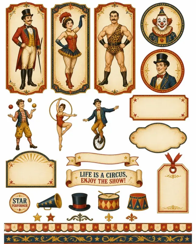 Vintage Junk Journal Ephemera