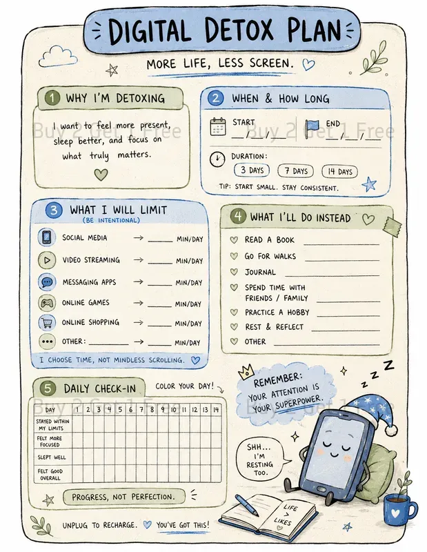 Doodle Worksheet Infographic Cards