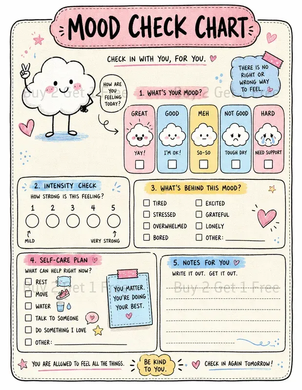 Doodle Worksheet Infographic Cards