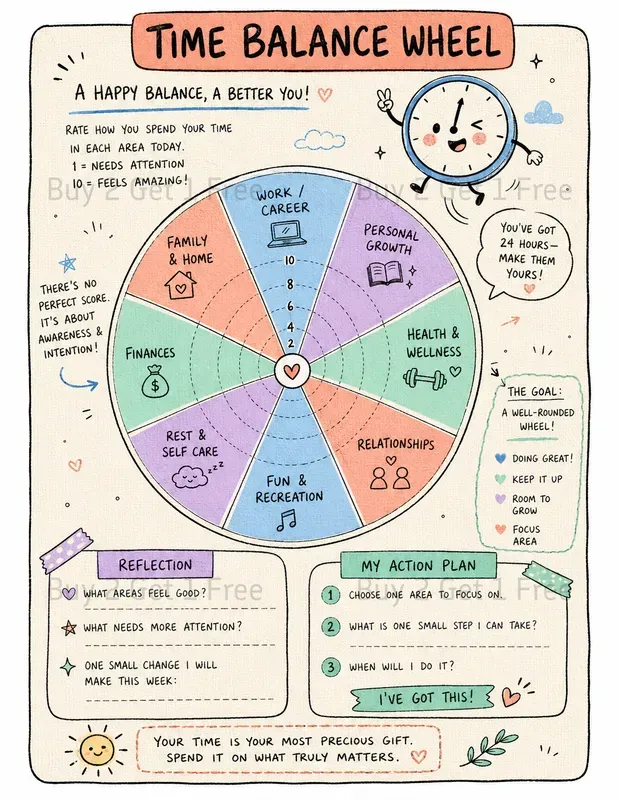 Doodle Worksheet Infographic Cards
