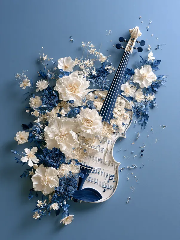 Cobalt Paper Quilling Art
