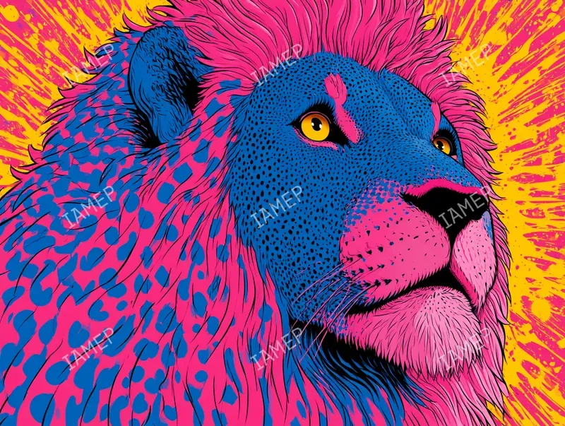 Psychedelic Neon Poparts