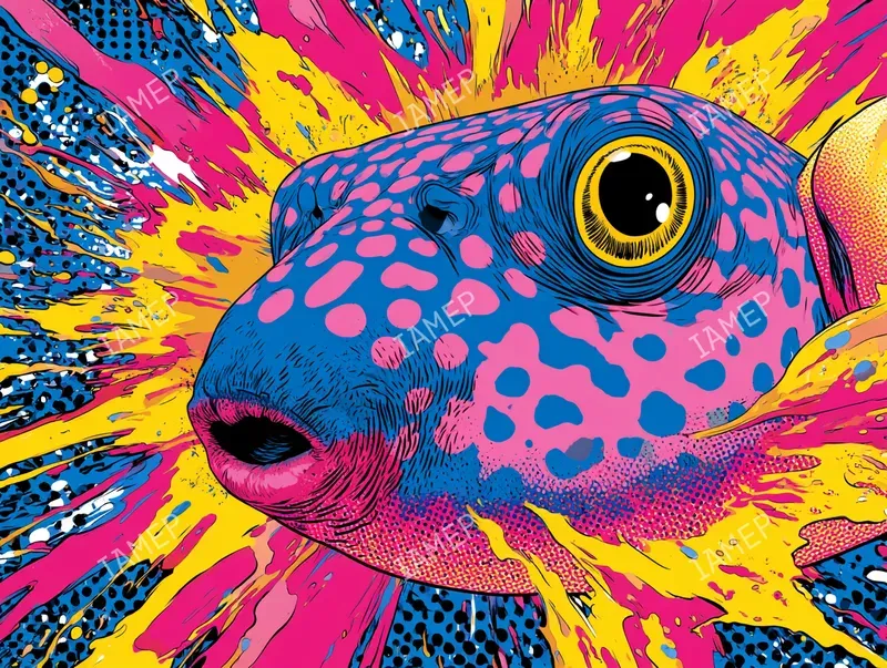 Psychedelic Neon Poparts