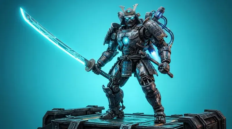3D Giant Game Mech Robots