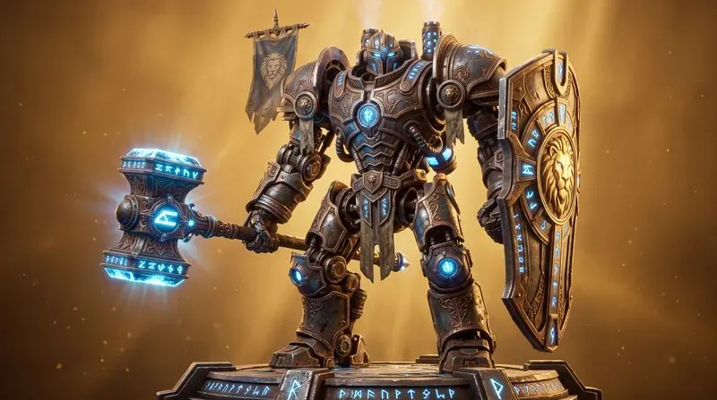 3D Giant Game Mech Robots