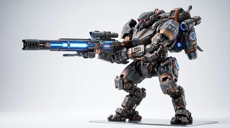 3D Giant Game Mech Robots
