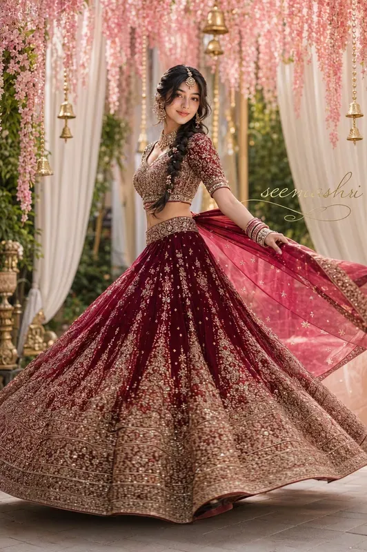 Realistic Lehenga Portraits