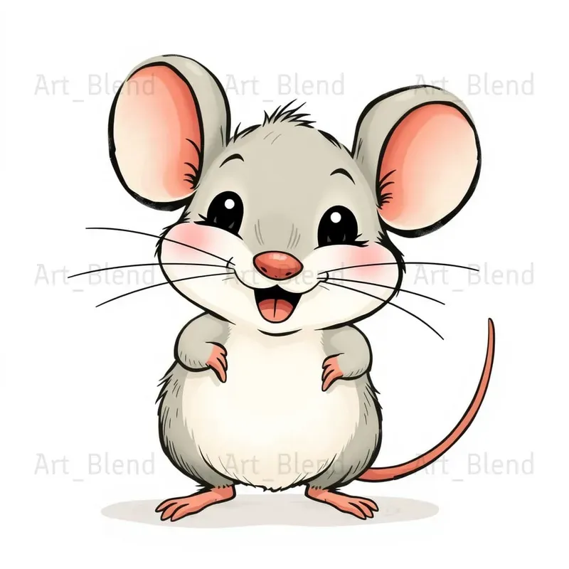 Playful Cartoon Animals