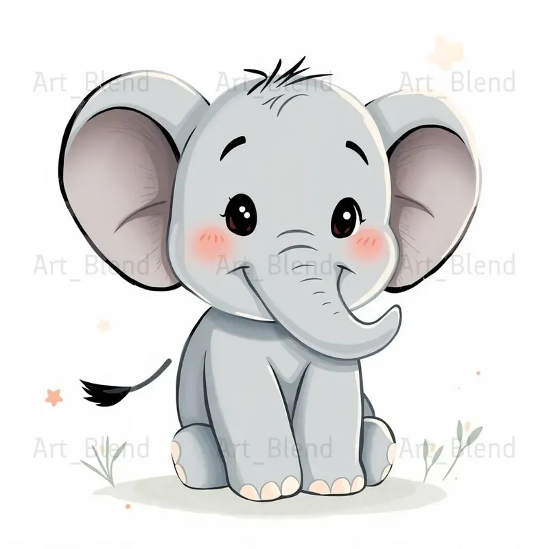 Playful Cartoon Animals