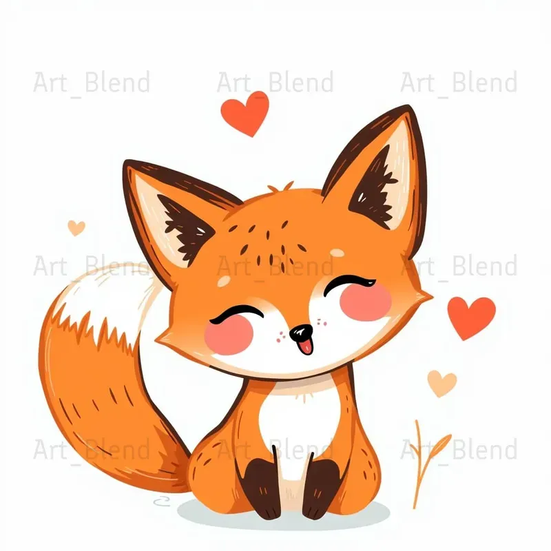 Playful Cartoon Animals