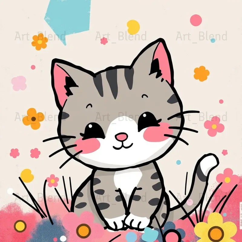 Playful Cartoon Animals