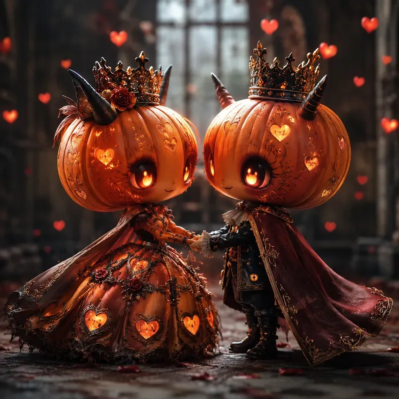 Gothic Chibi Fantasy Couples