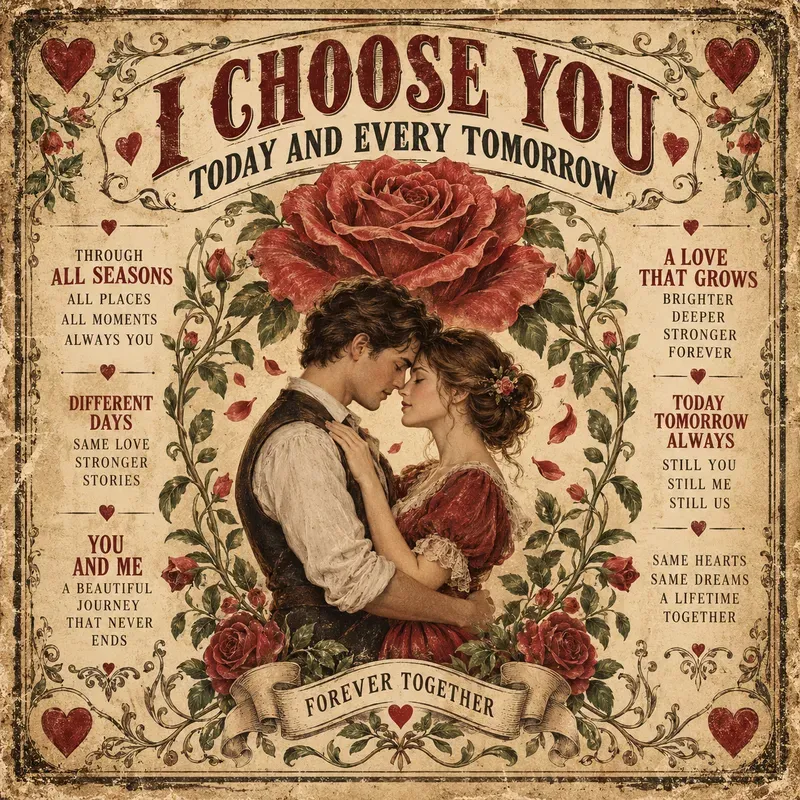 Vintage Romantic Love Posters