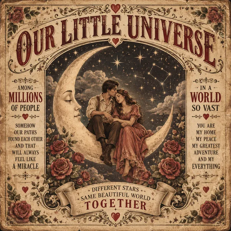 Vintage Romantic Love Posters