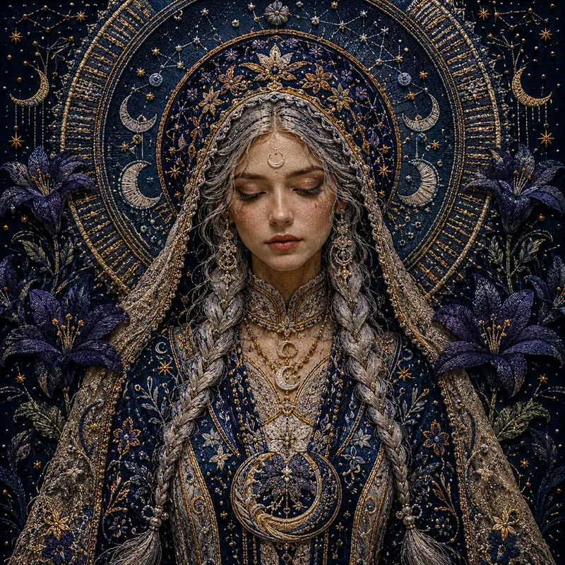 Embroidered Fantasy Muses